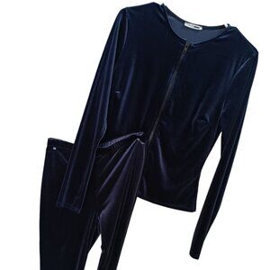 Velour legging set